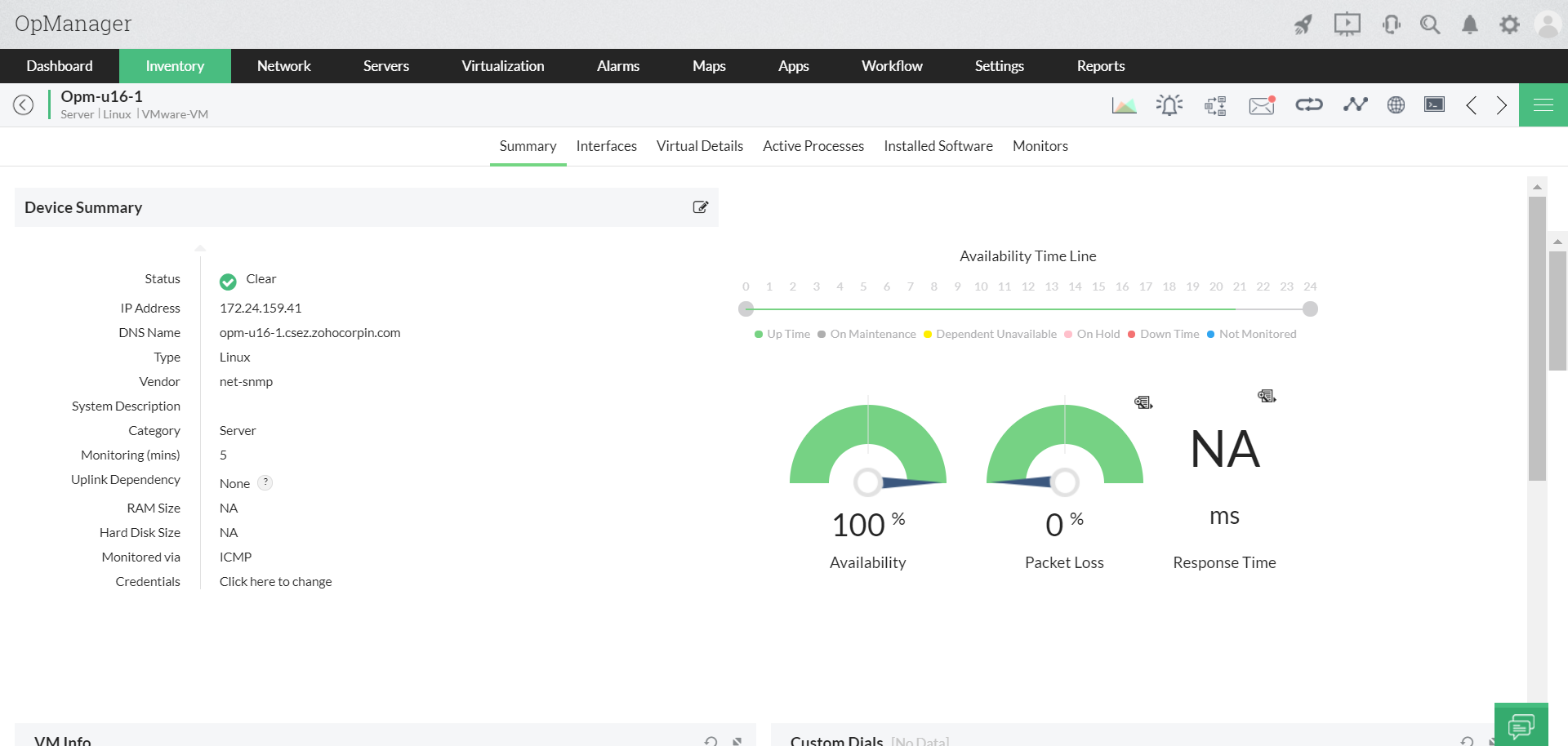 Monitorowanie serwerów Vmware ESX i wydajności Guest OS